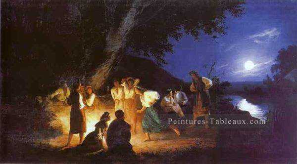 Nuit à la veille d’Ivan Kupala Romain Grec Polonais Henryk Siemiradzki Peintures à l'huile